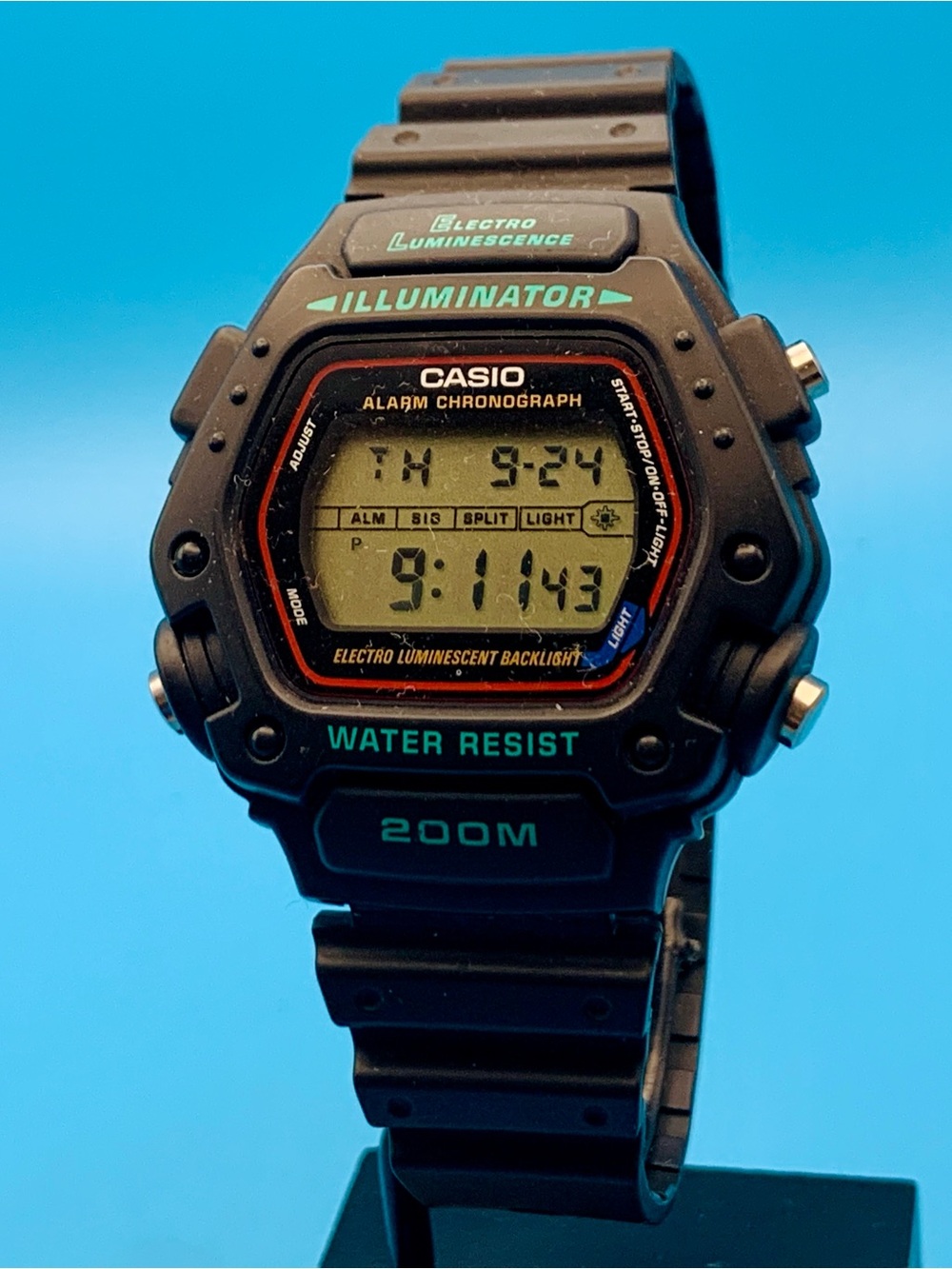CASIO DW-290-T(1189) Men’s Digital Watch MISSION IMPOSSIBLE Works New Batt/Strap